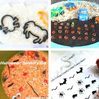 Halloween Sensory Play for toddlers