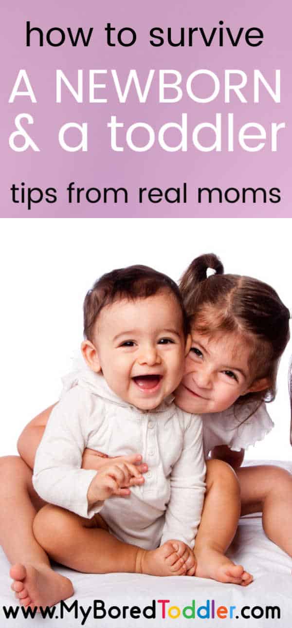 Practical Tips for Surviving a Newborn and a Toddler My Bored Toddler