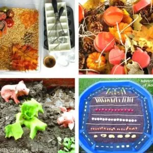 autumn and fall sensory play for toddlers image 3