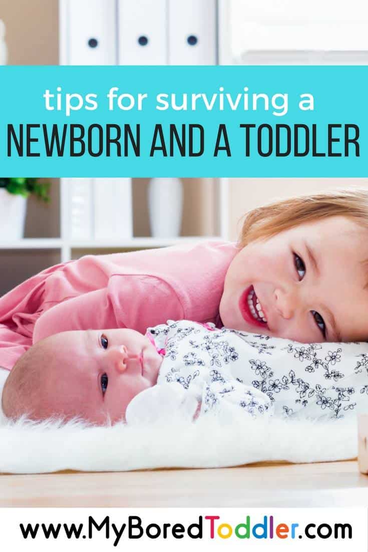 tips for surviving a newborn and a toddler pinterest