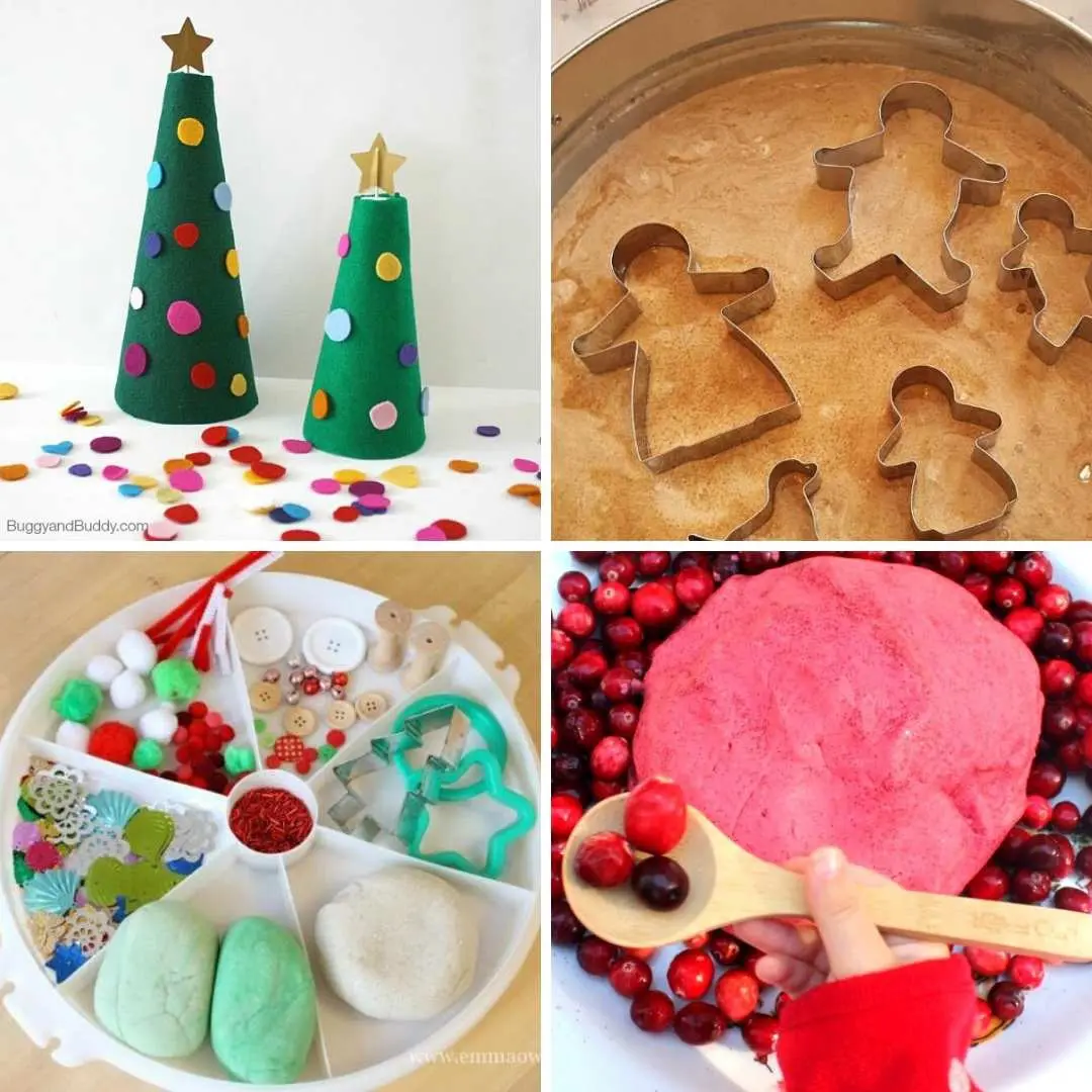 4 Christmas xmas sensory fun and sensory play for toddlers 2 3 4 year olds