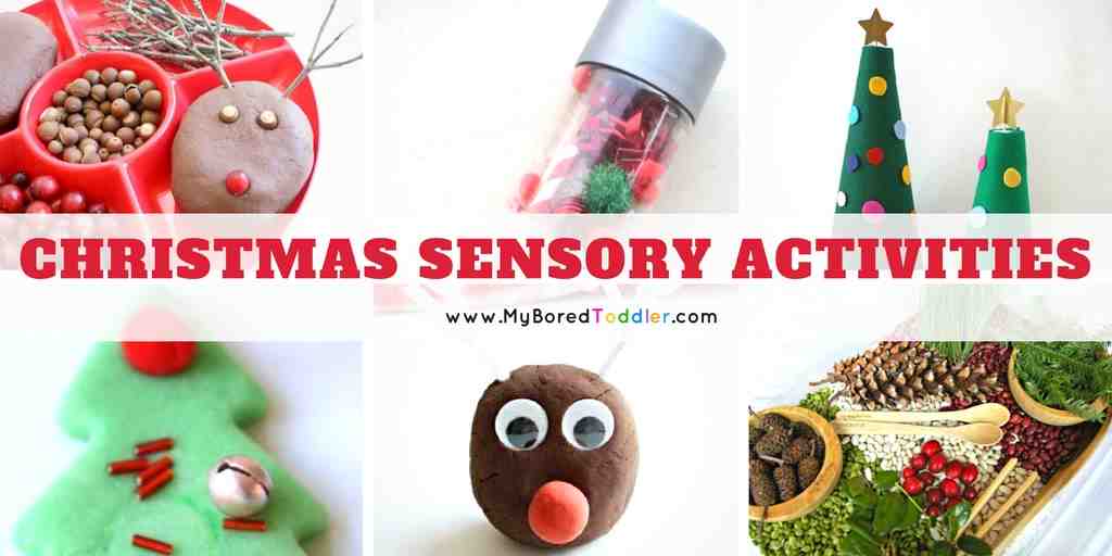 50 Christmas Sensory Activities & Bins for Toddlers & Preschoolers