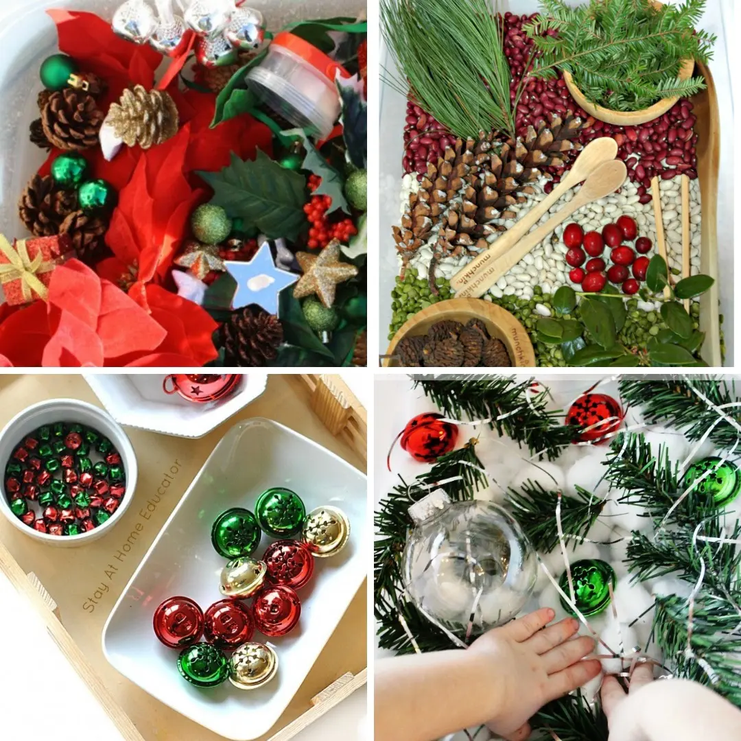 12 Gorgeous Christmas Sensory Bins!  Preschool christmas, Christmas  activities, Preschool crafts