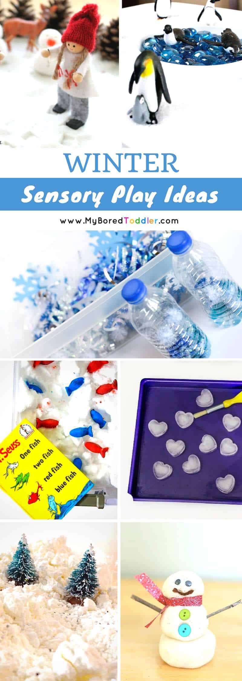 Winter Snow Sensory Bin Activity - Mommy's Bundle