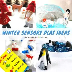 Winter Sensory Play Ideas 