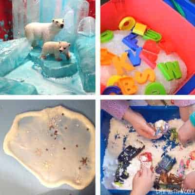 toddler winter activities sensory play 