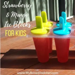 strawberry & mango ice blocks for kids square image