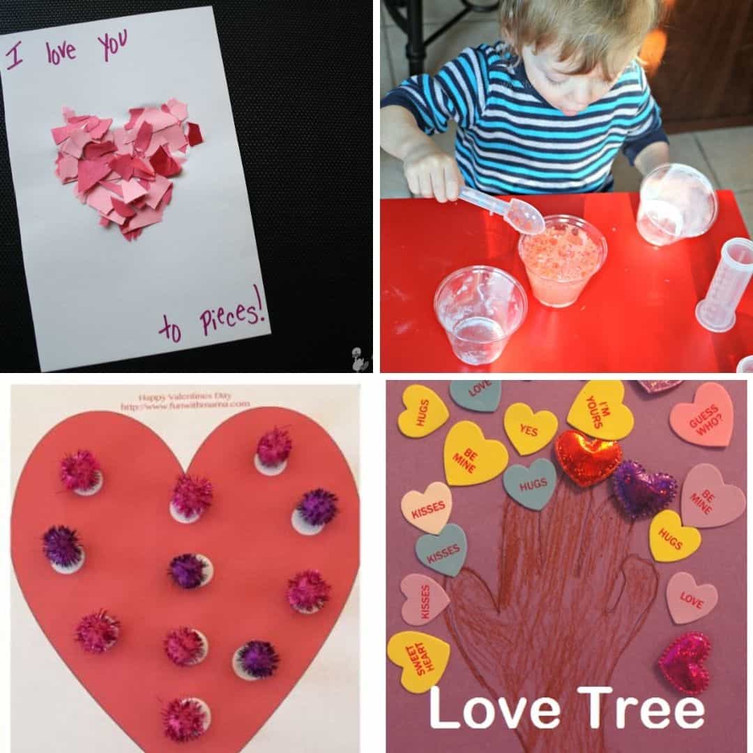 Valentine's Day crafts for toddlers and preschoolers easy ideas for toddlers to make