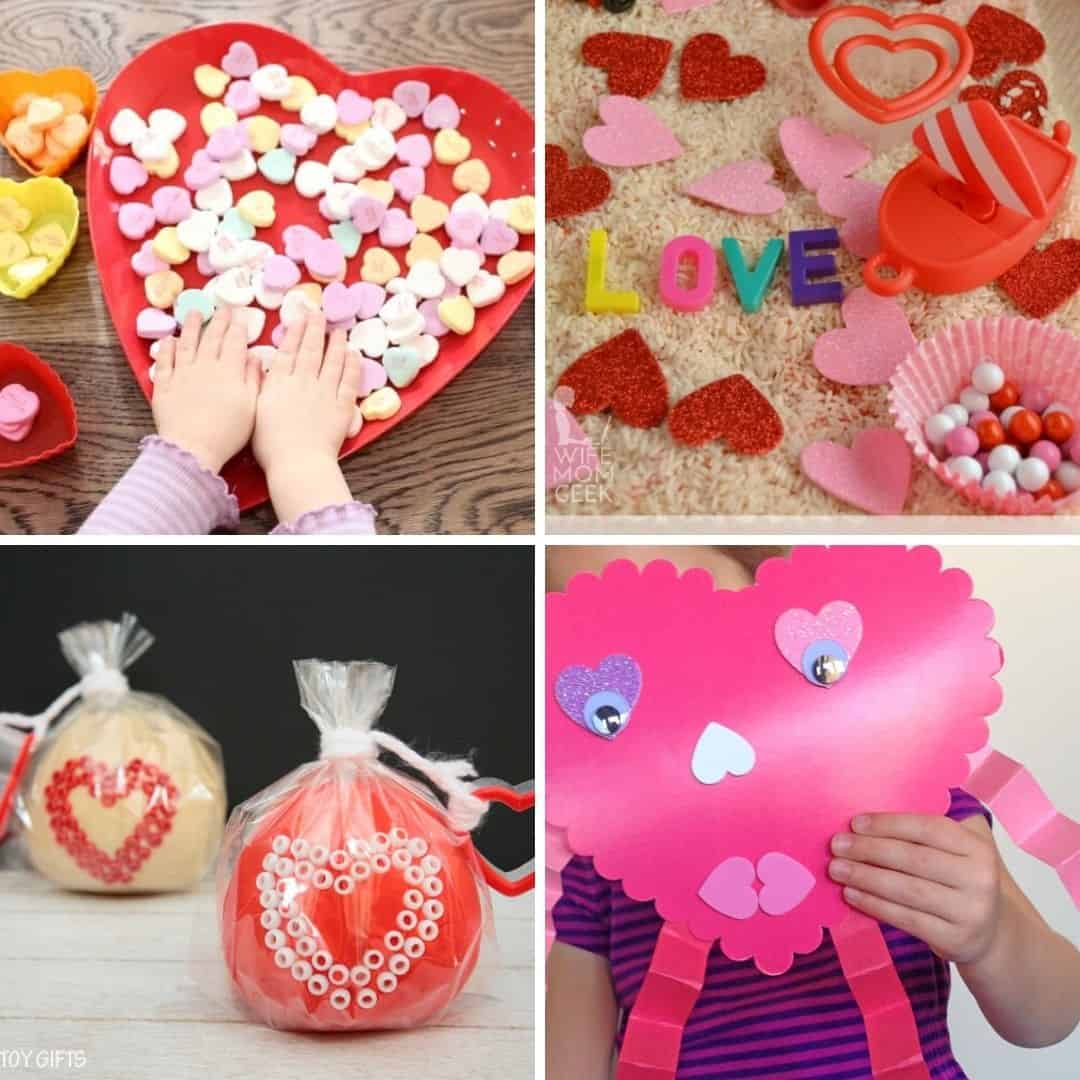 fun and easy todlder Valentine's day activity ideas to do at home