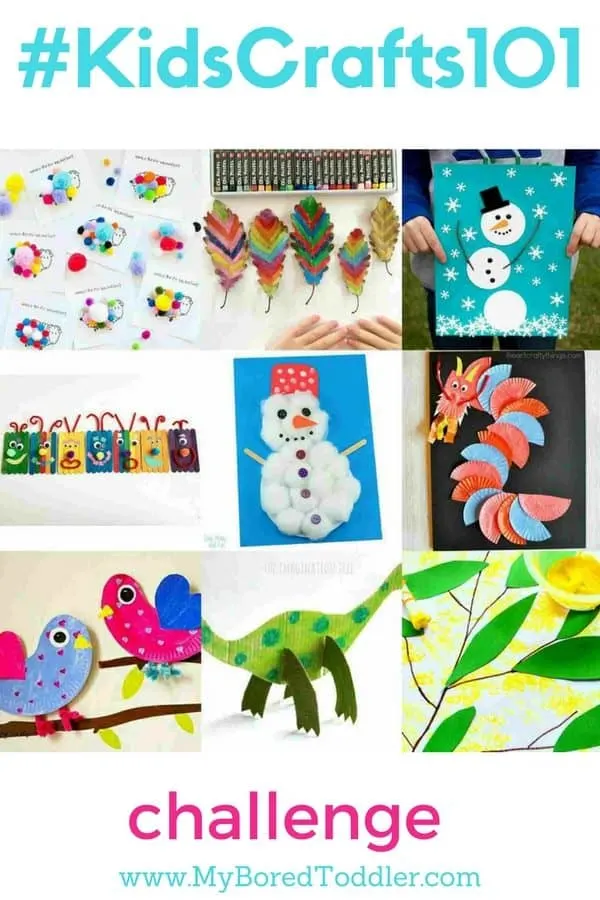 #kidscrafts101 challenge pinterest