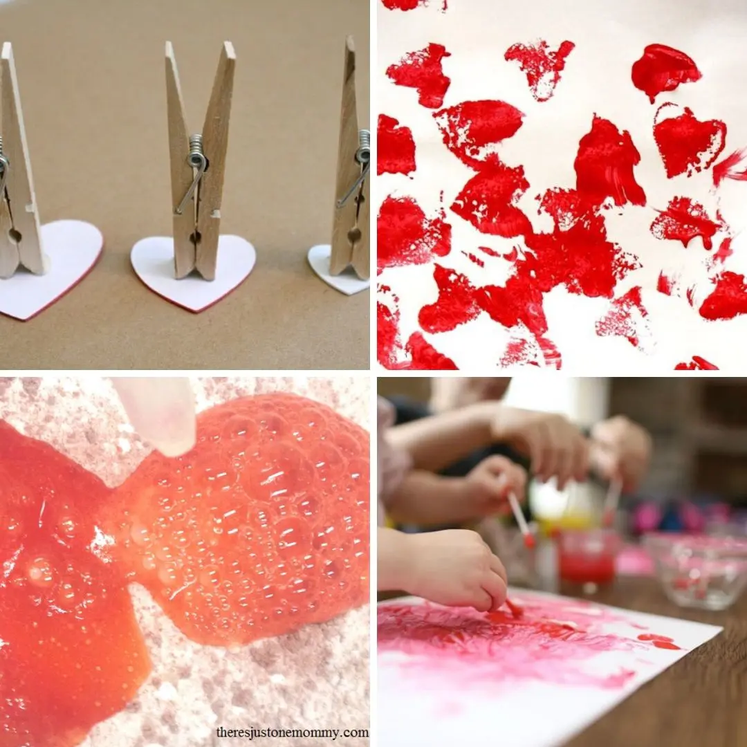 valentine's day craft ideas for toddlers - early learning ideas for Valentine's DAy