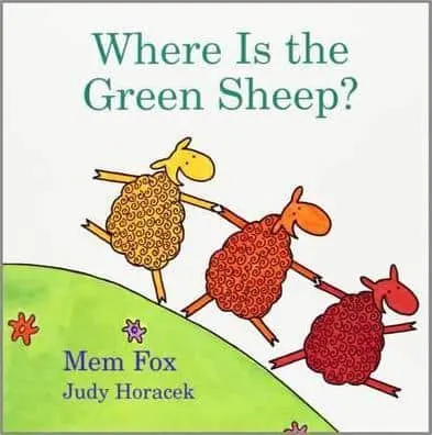 where is the green sheep board book for toddlers colors