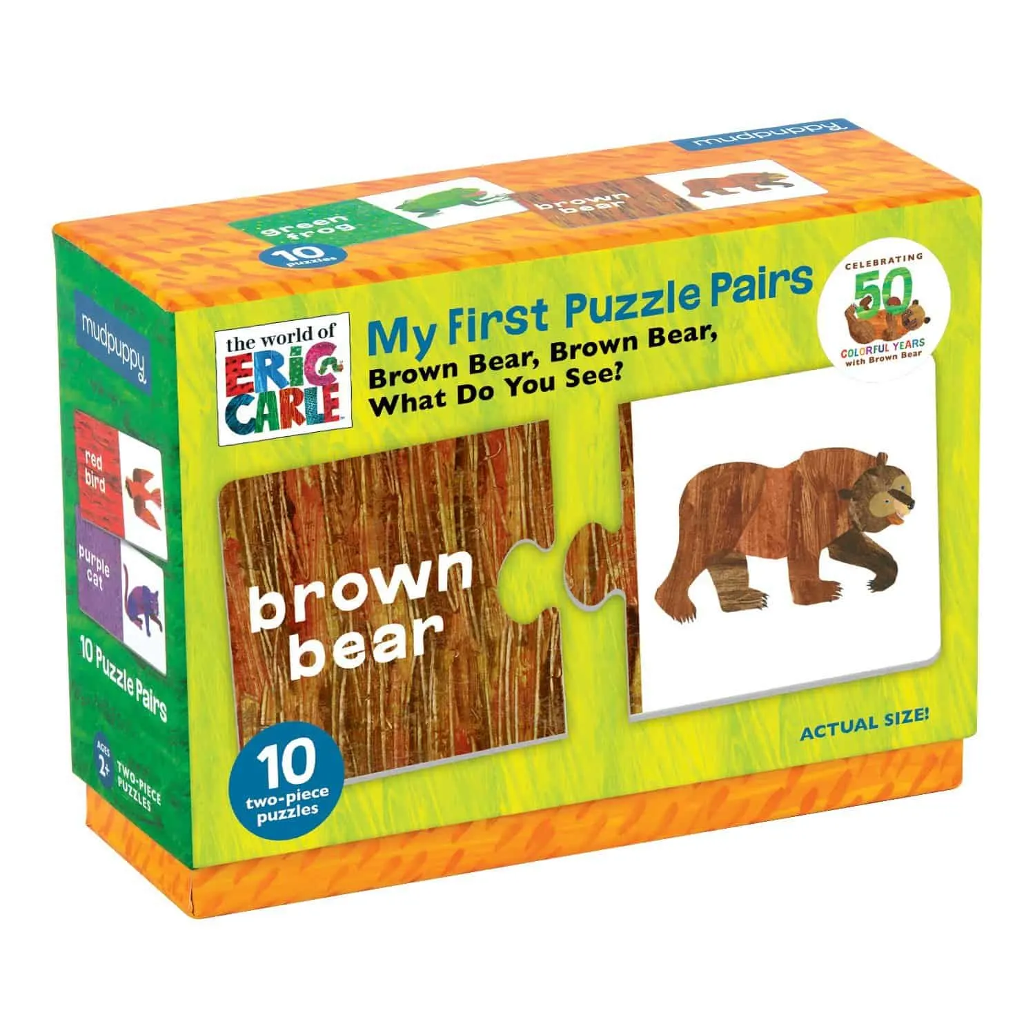 brown bear brown bear puzzle color matching toddlers