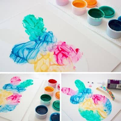 easy easter bunny painting in process pics 5