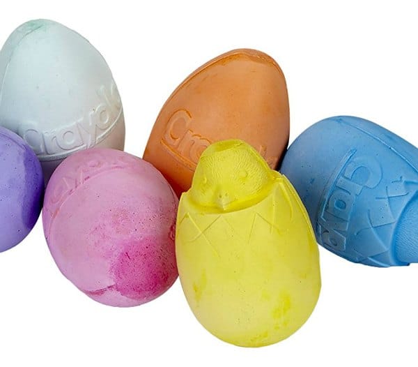 crayola egg shaped chalk non chocolate Easter gifts toddlers