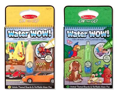 melissa and doug water wow books mess free art for toddlers