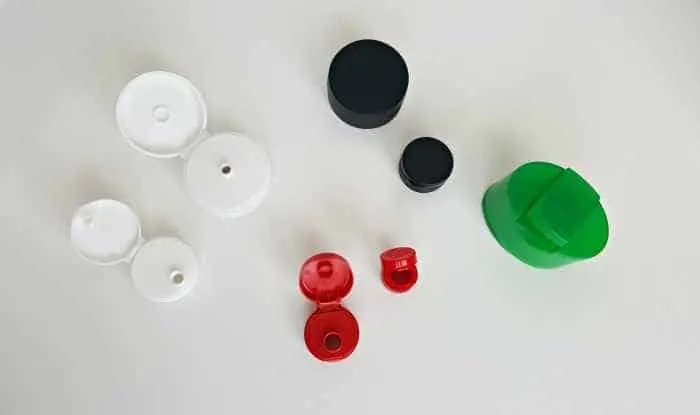 flip-top lids color sort