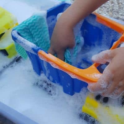 washing toys water play trucks