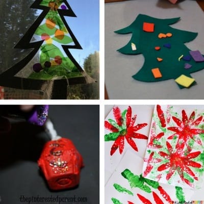 Christmas art projects for hot sale toddlers