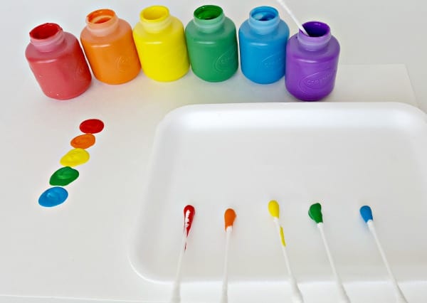 Rainbow Kids Handprints, Finger Paint Tumbler