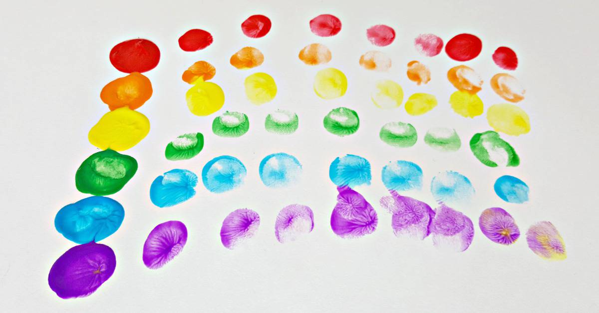 rainbow painting for kids