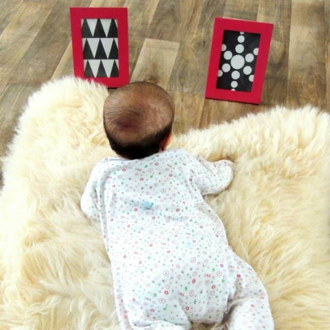free printable black and white pattern cards for baby tummy time