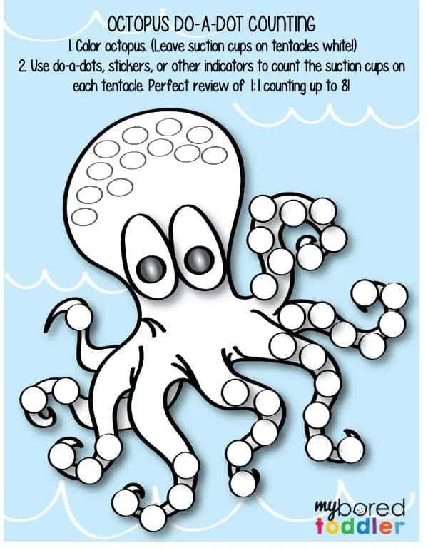 Octopus Do A Dot Counting