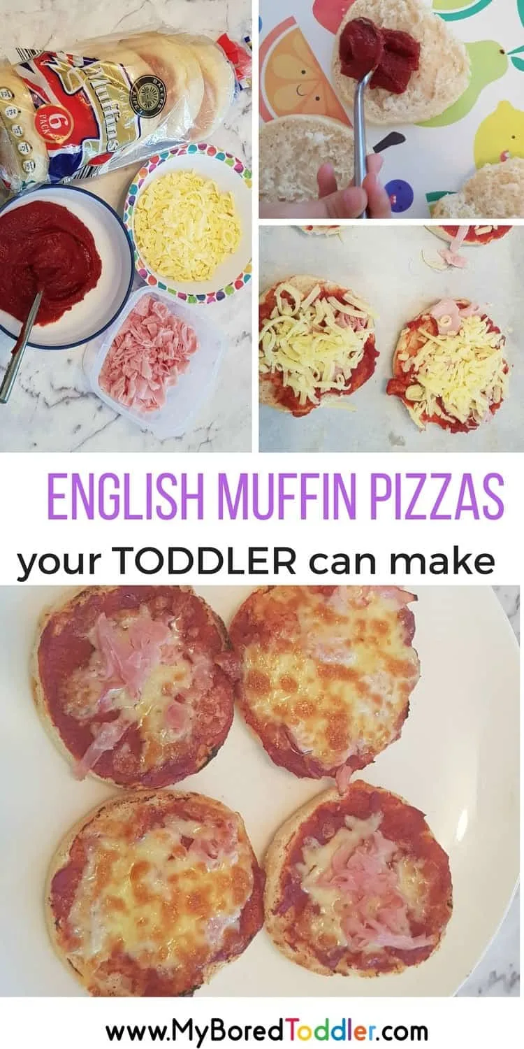 easy english muffin pizzas your toddler can eat pinterest