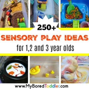 Sensory Play Ideas for Toddlers - My Bored Toddler