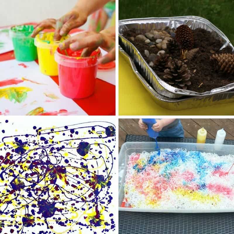 Messy Play Activities for Toddlers - My Bored Toddler