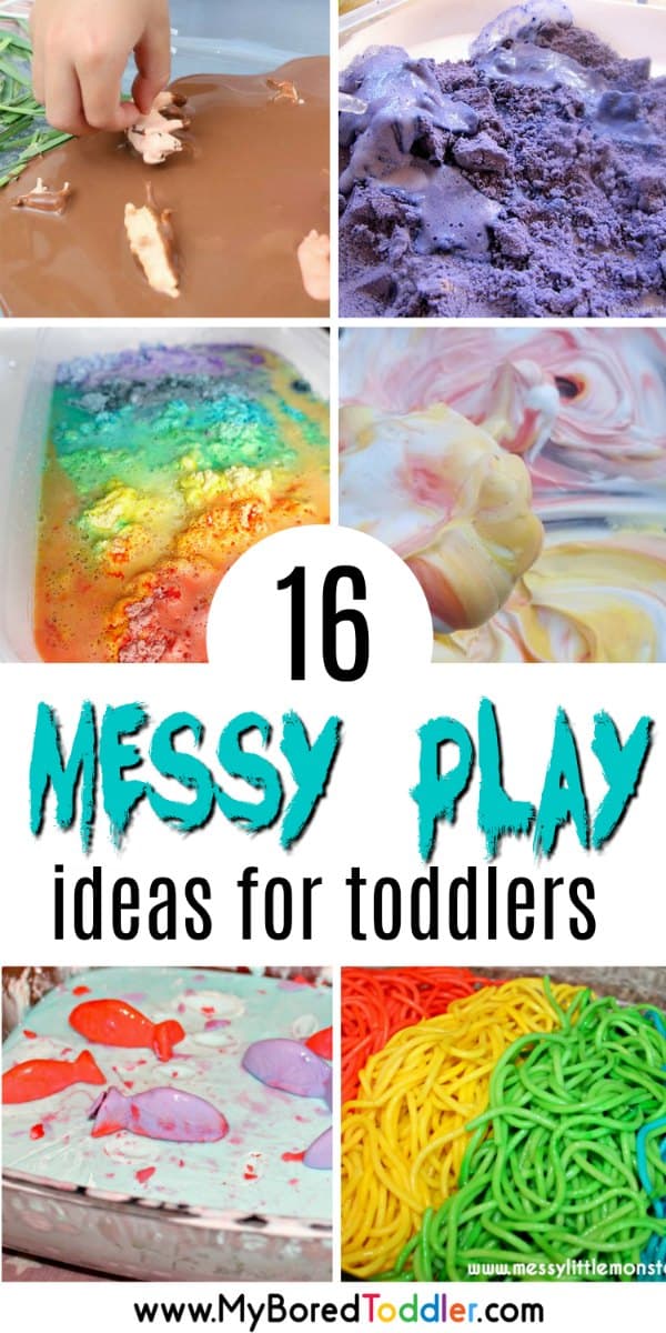 messy play ideas for toddlers 2 and 3 year olds pinterest - My Bored Toddler
