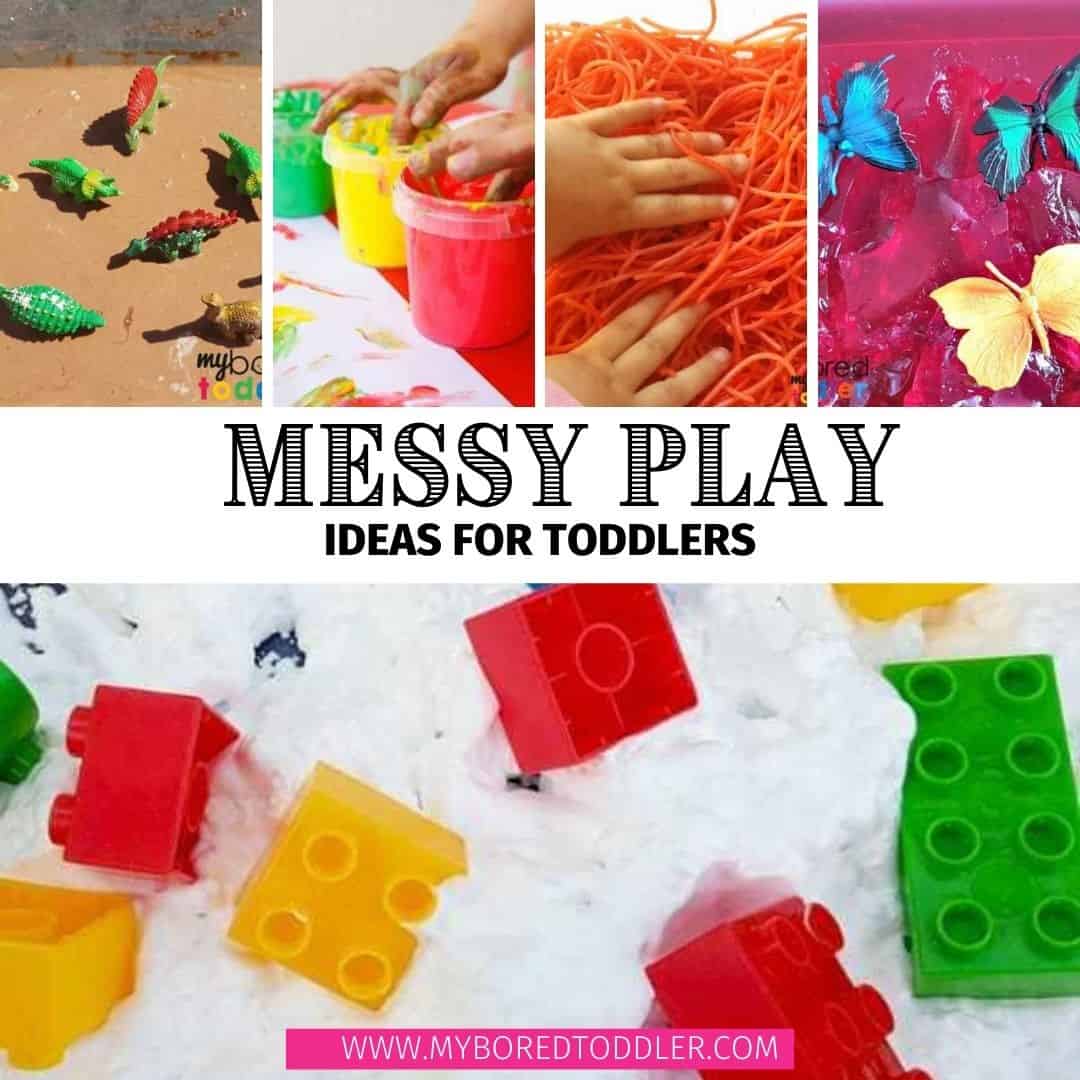 messy play ideas for toddlers feature