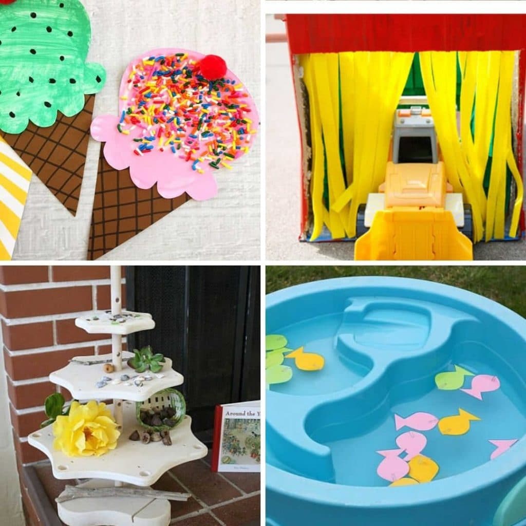 summer activiites for toddlers to do at home - easy summer crafts for 1 2 and 3 year olds