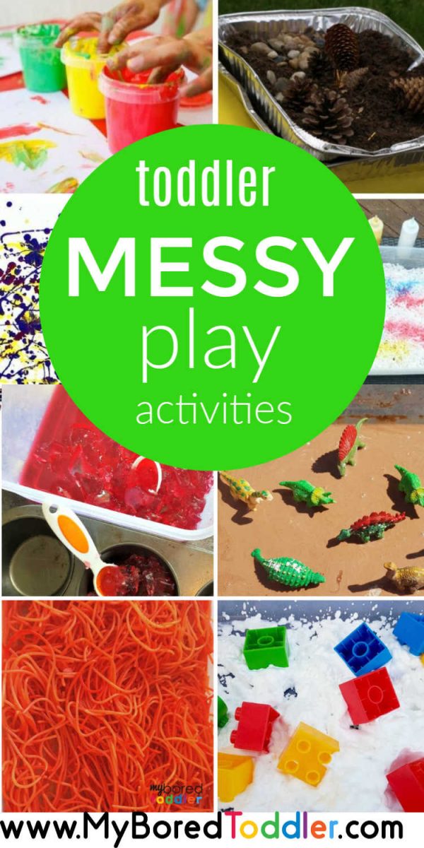 Messy Play Activities for Toddlers - My Bored Toddler
