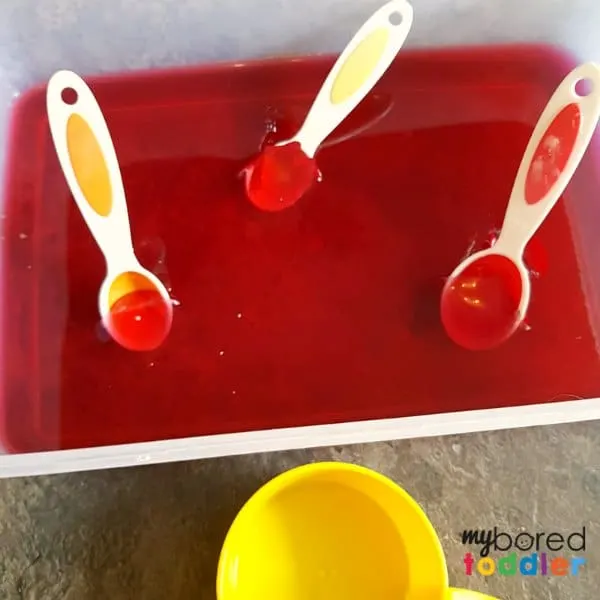 messy play with jello and jelly sensory bin sensory play toddlers
