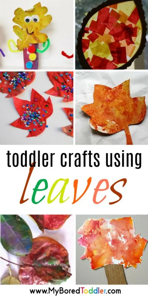 leaf and leaves crafts and activities for toddlers, 1 year old, 2 year old , 3 year old