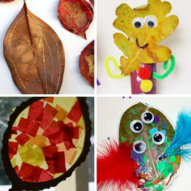 fall leaf crafts and activities for toddlers