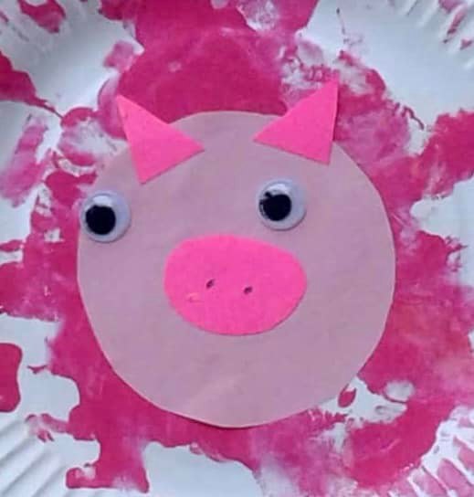 paper pig craft 