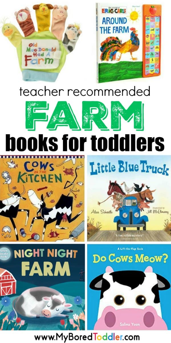 teacher recommended best farm books for toddlers and babies