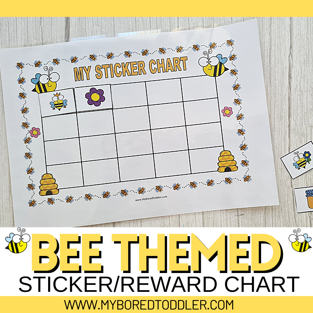 BEE THEMED STICKER REWARD CHART BEHAVIOR MANAGEMENT My Bored Toddler BEE THEMED STICKER REWARD CHART BEHAVIOR MANAGEMENT My Bored Toddler