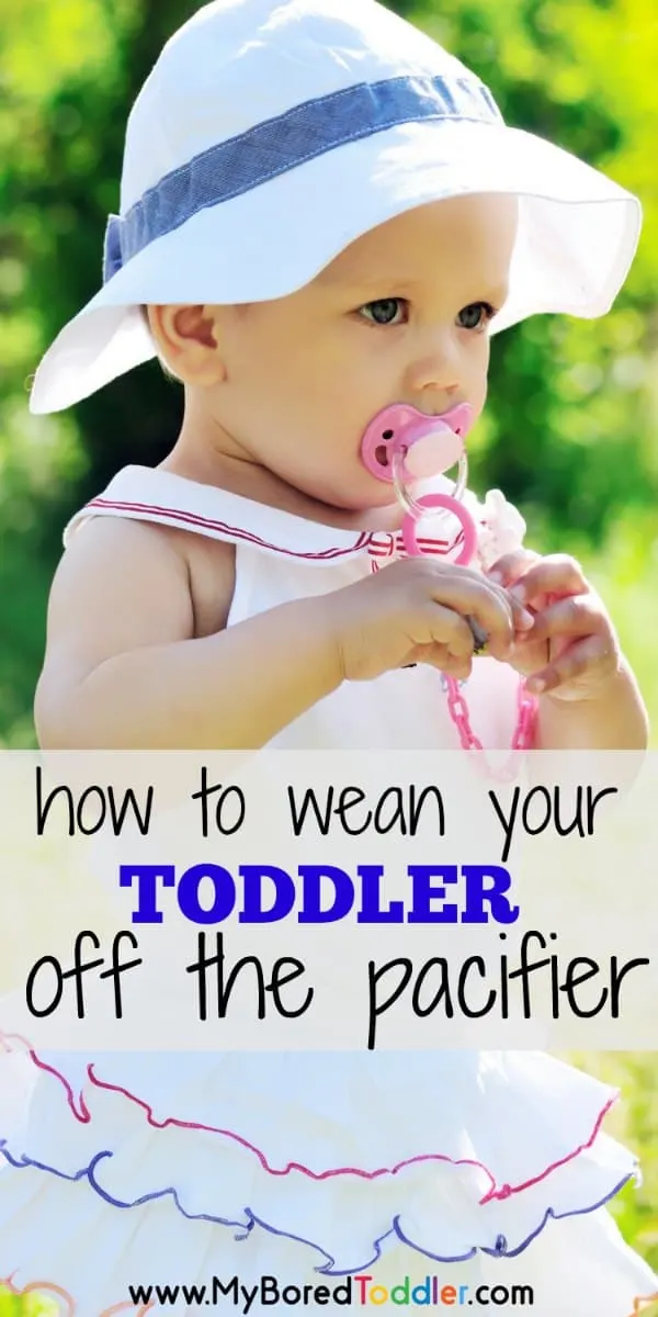 How to wean your toddler off the pacifier