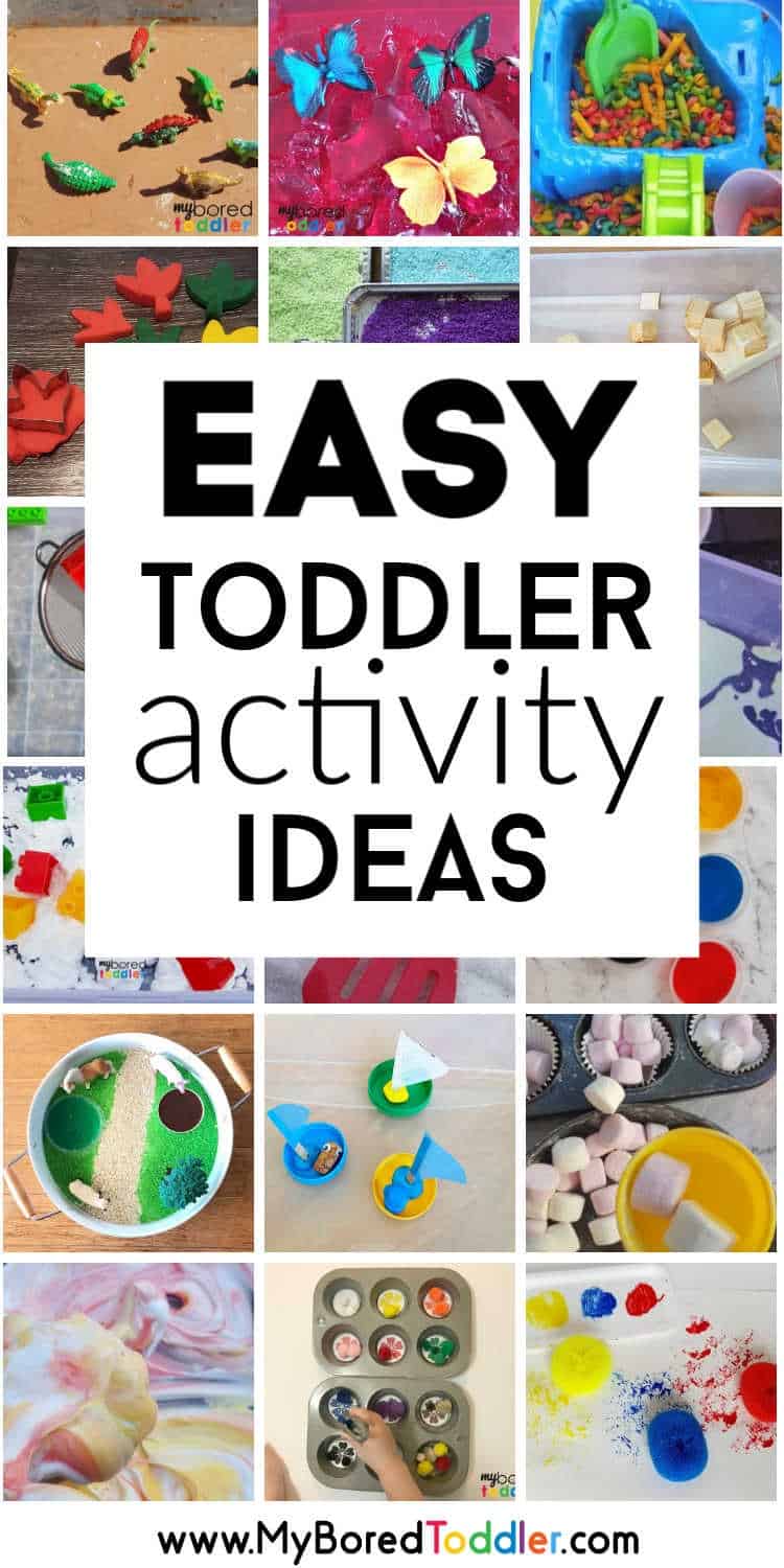 easy toddler activity ideas that parents can do at home - great activities for toddlers 
