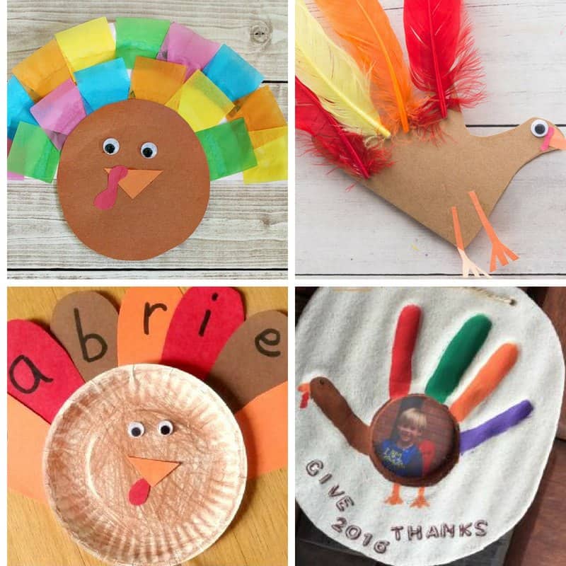 easy turkey crafts for toddlers to make