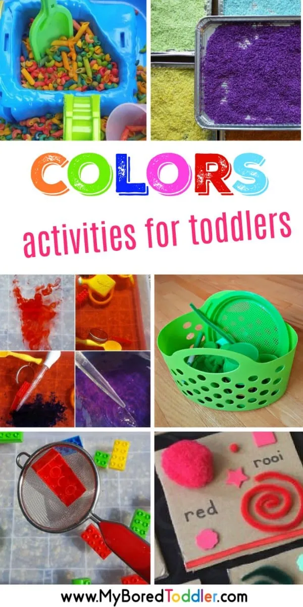 how to teach colors to toddlers toddler activities about colors pinterest