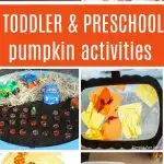 toddler pumpkin activitiies for 1 2 and 3 year olds