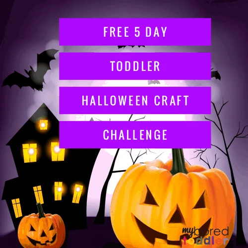 free toddler halloween craft challenge