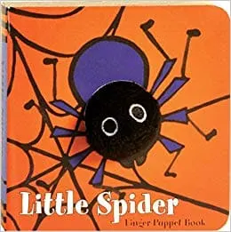 Little spider finger puppet book for Halloween toddlers