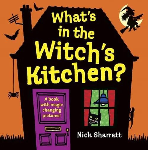 What's in the Witch's Kitchen book for toddler for Halloween