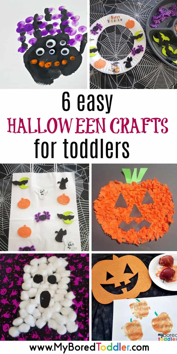 easy halloween crafts for toddlers 2 year olds 3 year olds pinterest