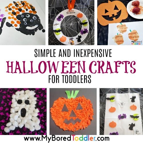 easy halloween crafts for toddlers feature
